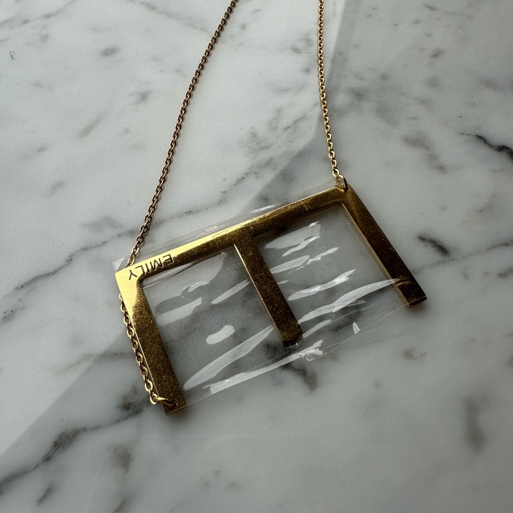 E Emily necklace
